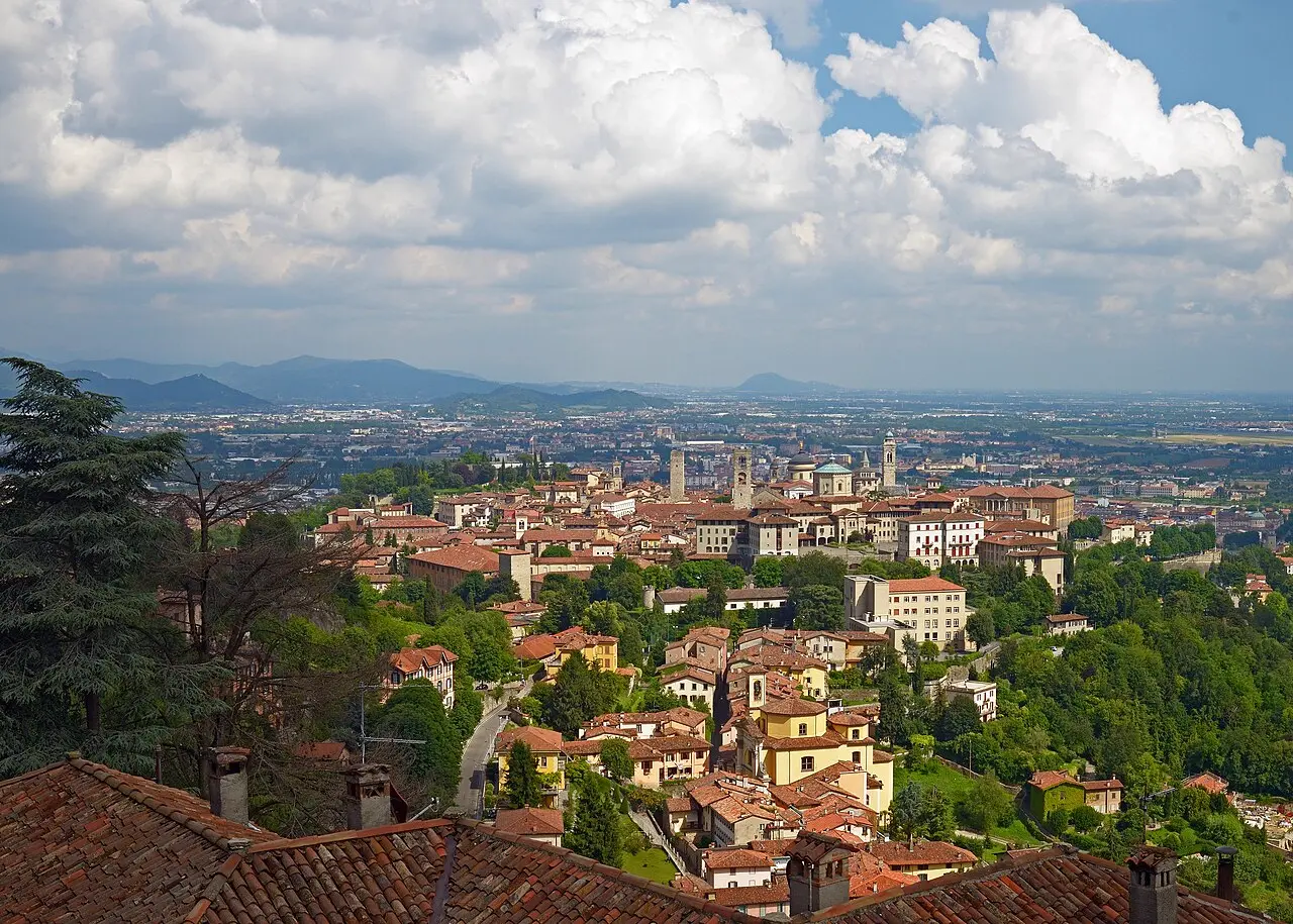 Bergamo Città Alta view